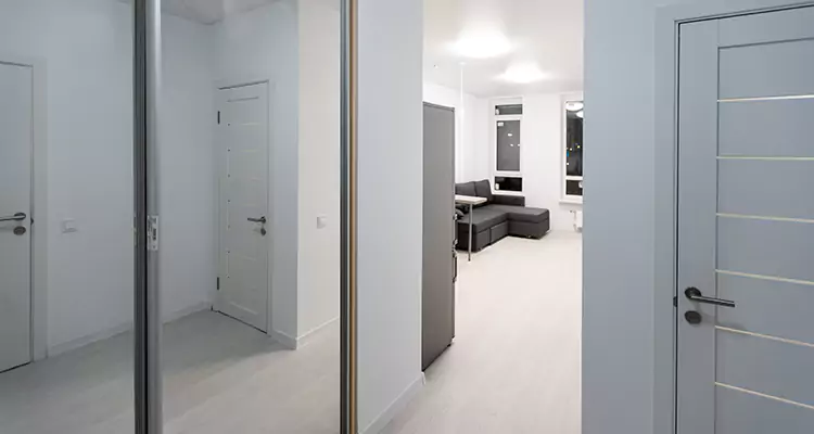 Modern Mirrored Closet Doors Repair in San Francisco, CA